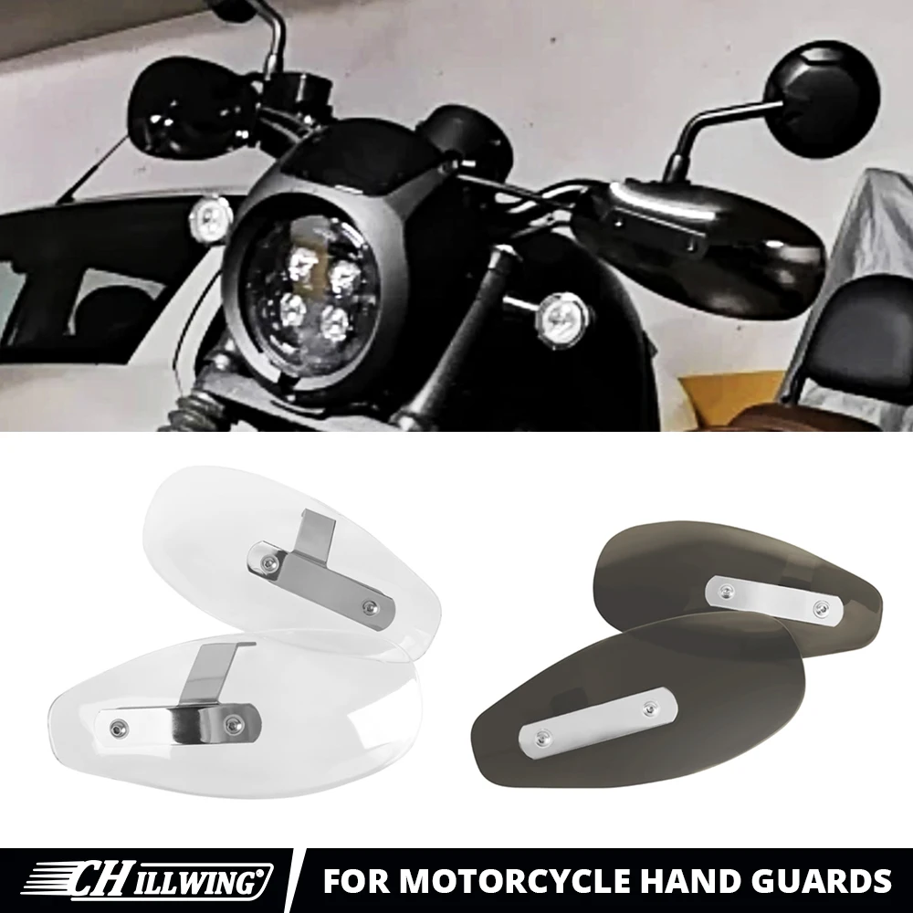 

Fit for Harley Honda Yamaha Suzuki Kawasaki Chopper Touring Motorcycle Hand Guard Cold Wind Deflector Shield Hand Protector