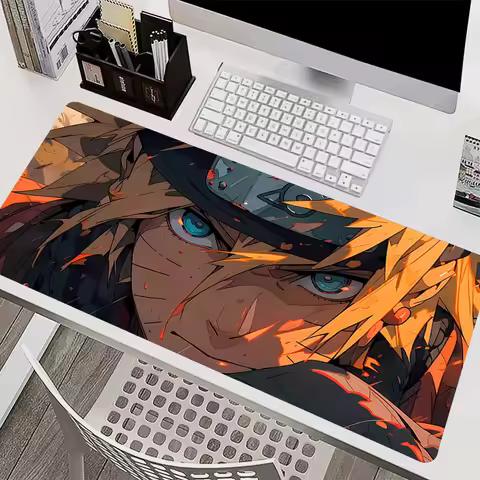 Mouse Pad PC Accessories Keyboard Pad Office Desk Mat Anti Slip HD Mousepad Rubber Naruto Uzumaki Tablet Pad Gaming Extended Pad