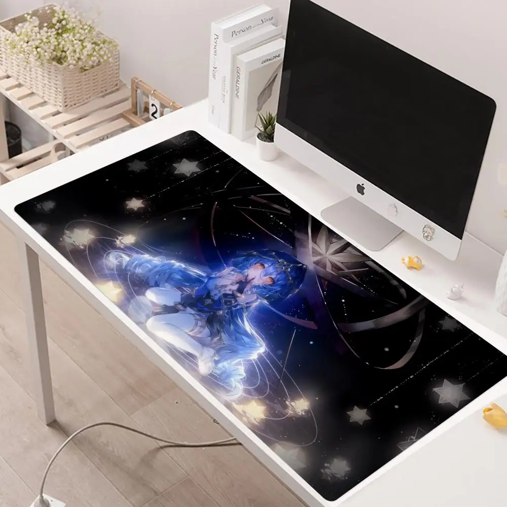 Fashion Game Genshin Hot Cute Layla Mouse Pad Non-Slip gaming accessories Rubber Edge locking mousepads Game Office play mats for notebook PC computer