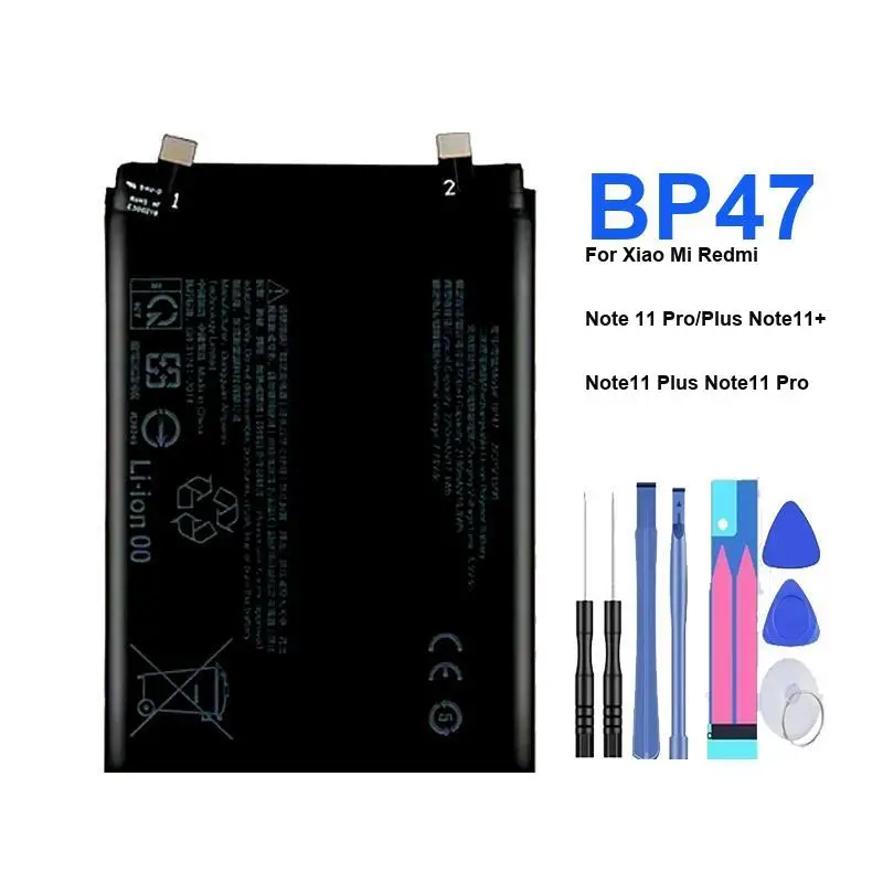 

BP47 4500mAh Replacement Battery for XiaoMi Redmi Note 11 Pro/Plus 11plus 11pro Portable Mobile Phone Batteries Warranty