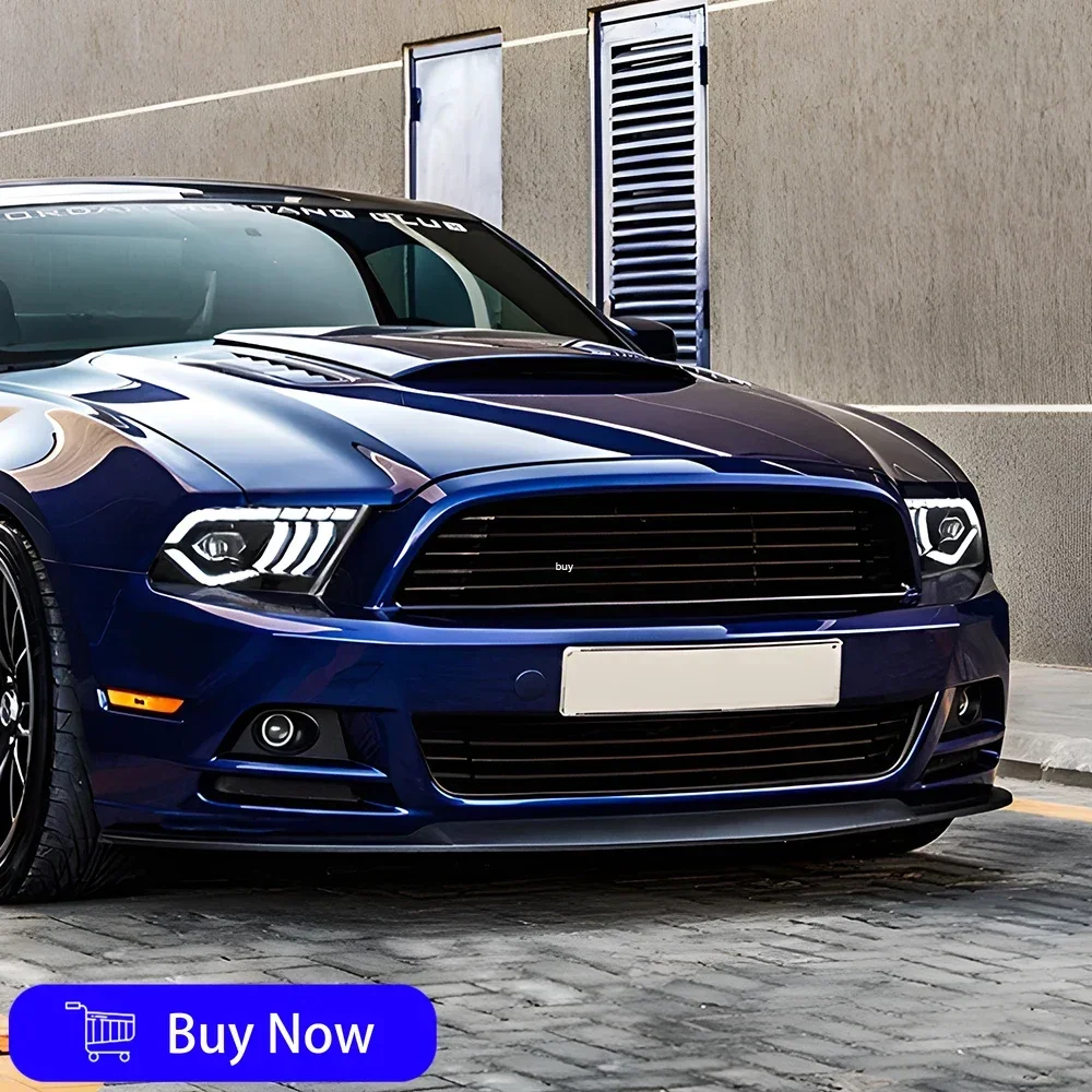 

For Ford Mustang 2010-2014 Car Front Lamps LED Auto Headlights Assembly Upgrade Dynamic DRL Projector Lens Tool Car Accessories