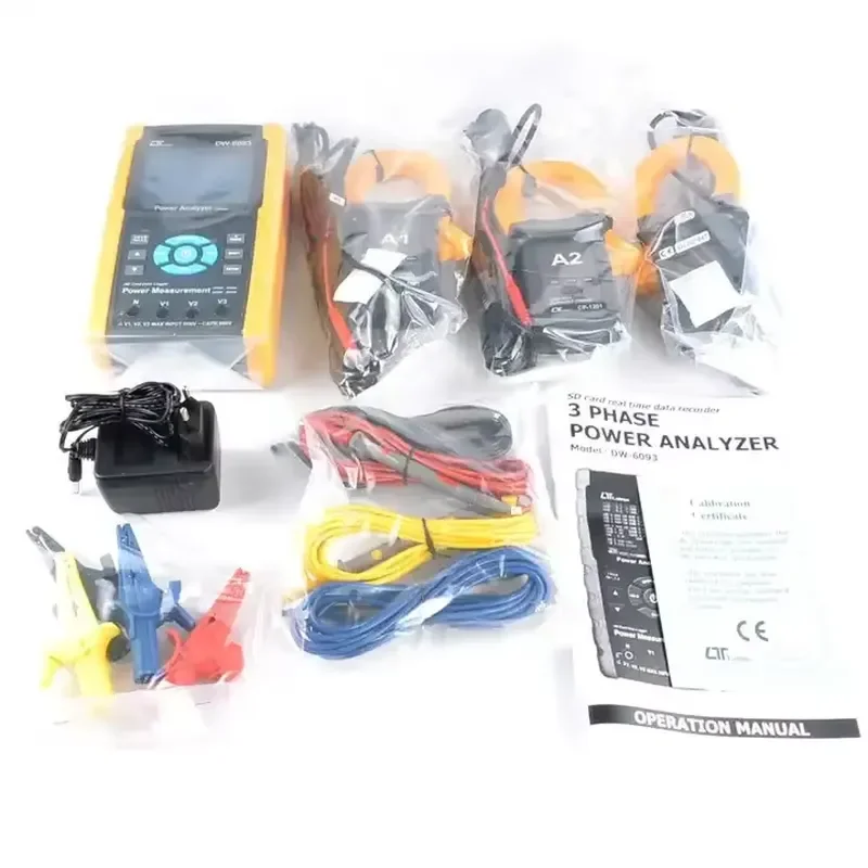 3 Phase Power Meter Tester DW-6093 Real Data Logger Electric Tester