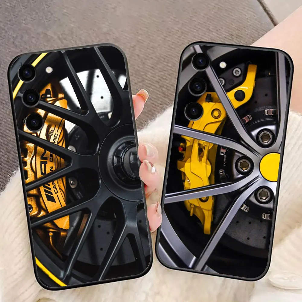 

Luxury Car Tires Wheels Phone Case For Samsung Galaxy S26 S25 EDGE S24 S23 S22 S21 S20 FE S10 Ultra PLUS LITE Case Shell Cover