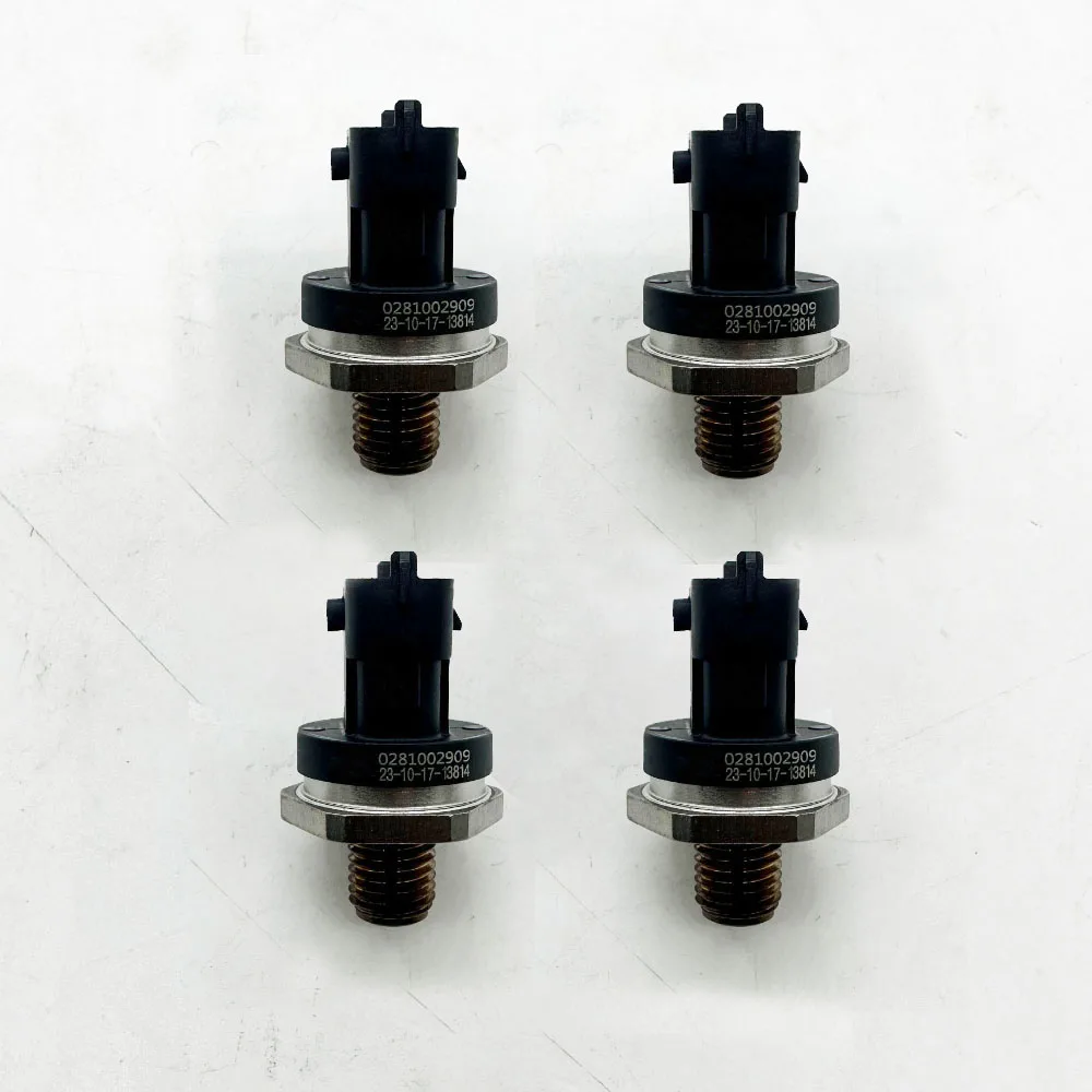 1/2/4PCS Fuel Rail Pressure sensors 0281002909 0281002867/7701069617 HHYUNDAI Tucson KKIA Sportage FFIAT DUCATO