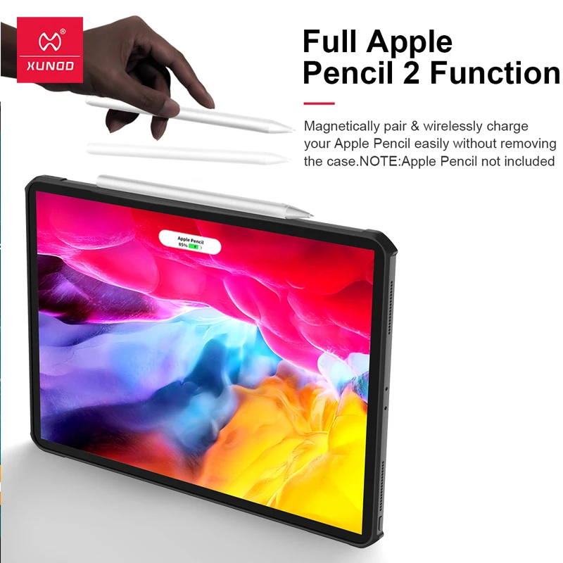 Xundd Shockproof Case For iPad Pro 12.9 2022, Protective Transparent Light Tablet Cover For iPad Pro 10.2 10.9 11 12.9 2022 Case
