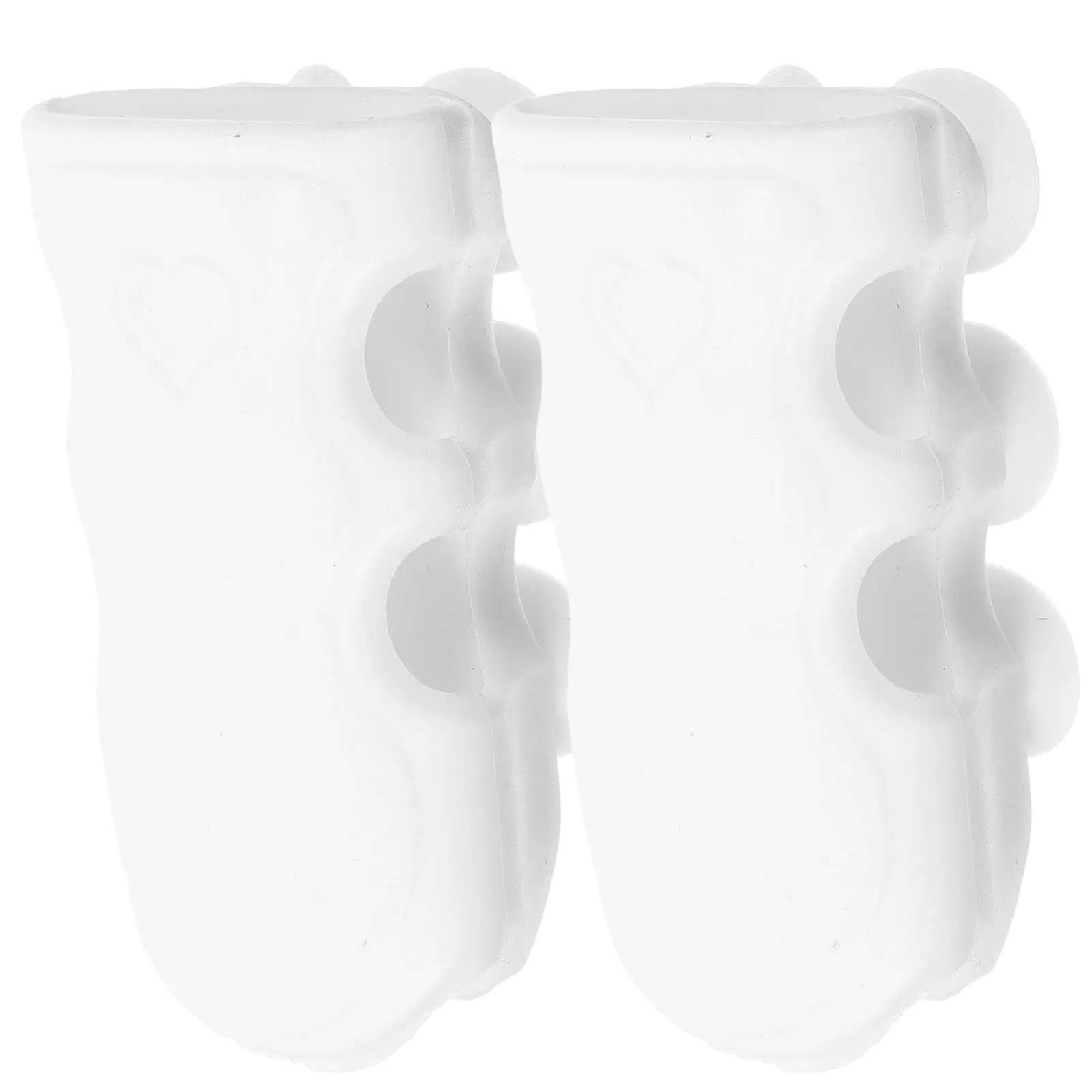 

2Pcs Tpr Shower Head Holder Suction Cup Universal Style Bathroom Fixture Punch Free Shower Mount Bracket for Home and Hotel