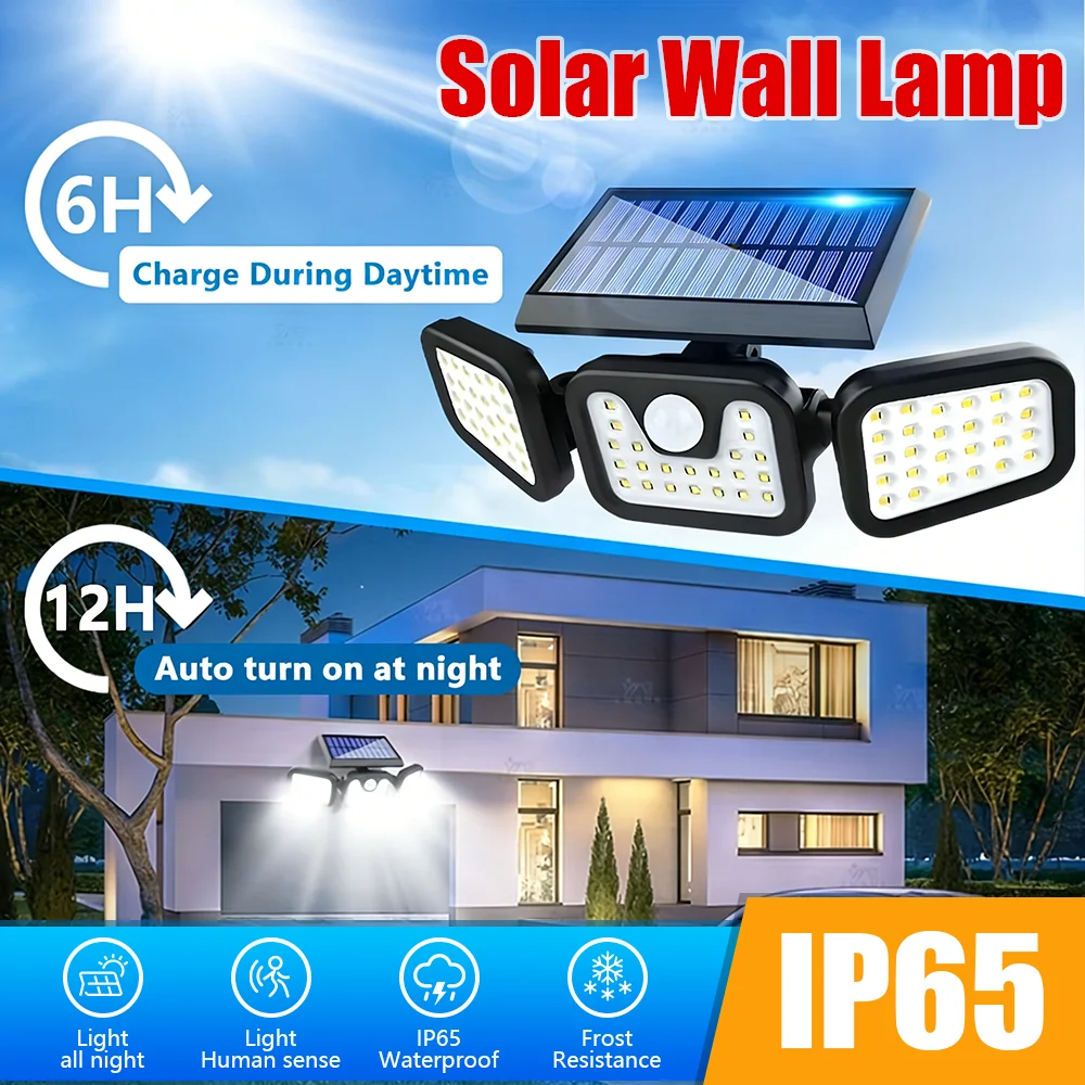 3-Headed Solar Ligh…