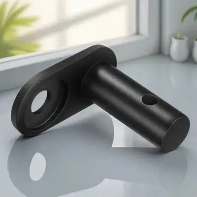Bike Trailer Coupler Black Heavy-Duty Steel Replacement Adapter Hitch Connector for Child Trailer Accessories