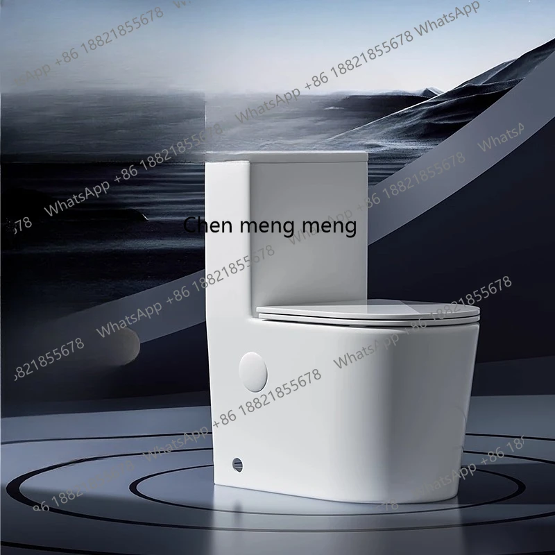 

Household small apartment thermostatic heating seat toilet spray siphon type high-impact flush toilet