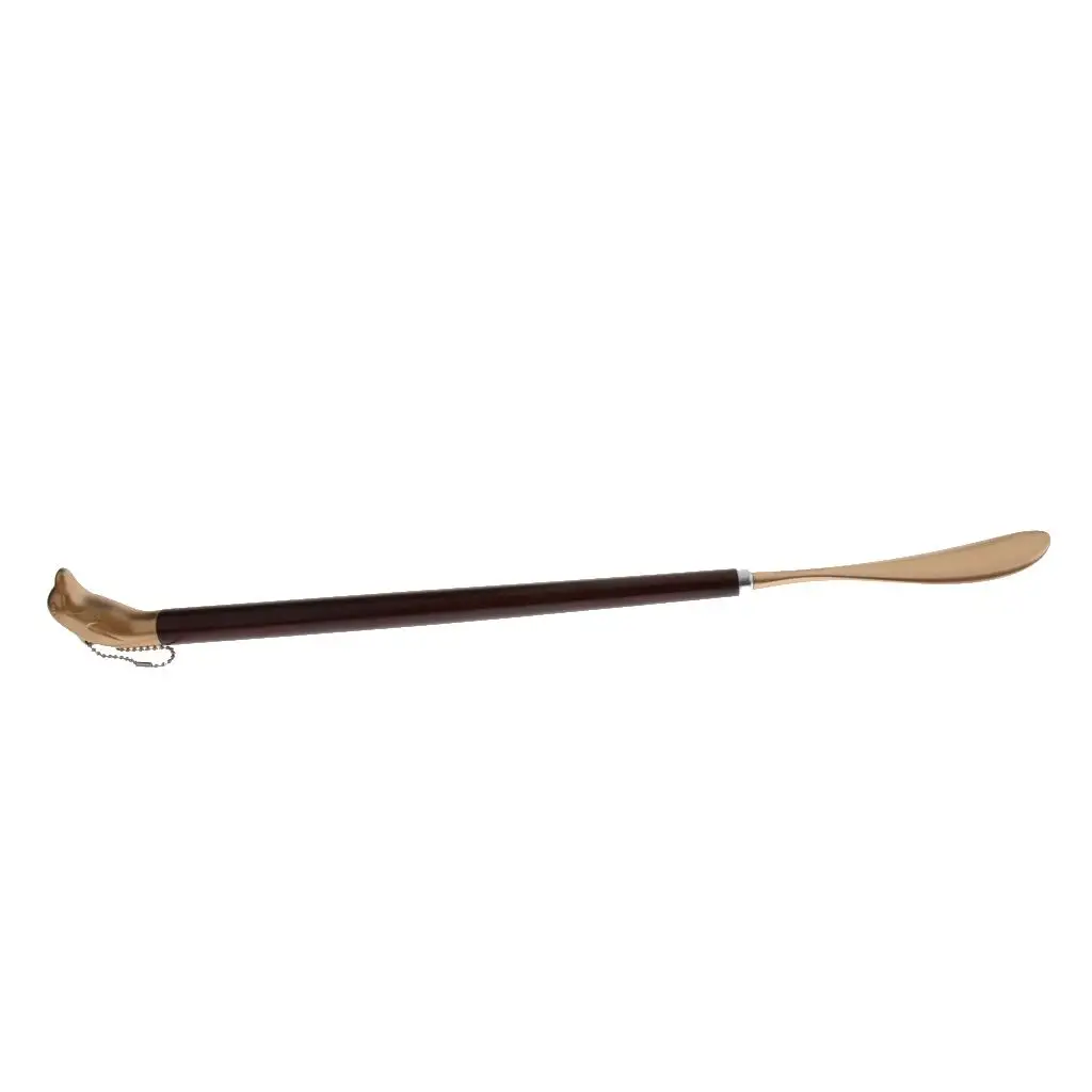 Extra Long Metal Shoe Horn Spoon Shoe Accessories Extended Shoe Spatula for Home Travel and Elderly