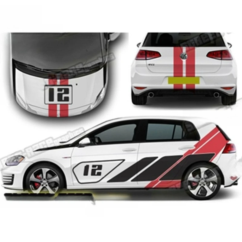 

Car Stickers FOR VW Golf 6 7 8 MK5 customized exterior decoration and modification full Vinyl decal