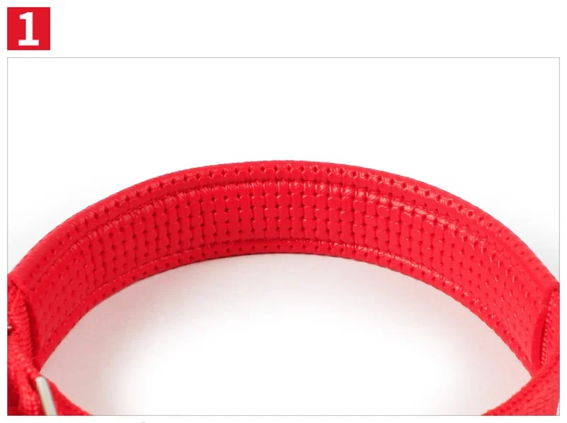 Durable Padded Puppy Big Dog Collars for Small Large Dogs Adjustable Nylon Collar Pet Accessories Greyhound Wheeling Supplies