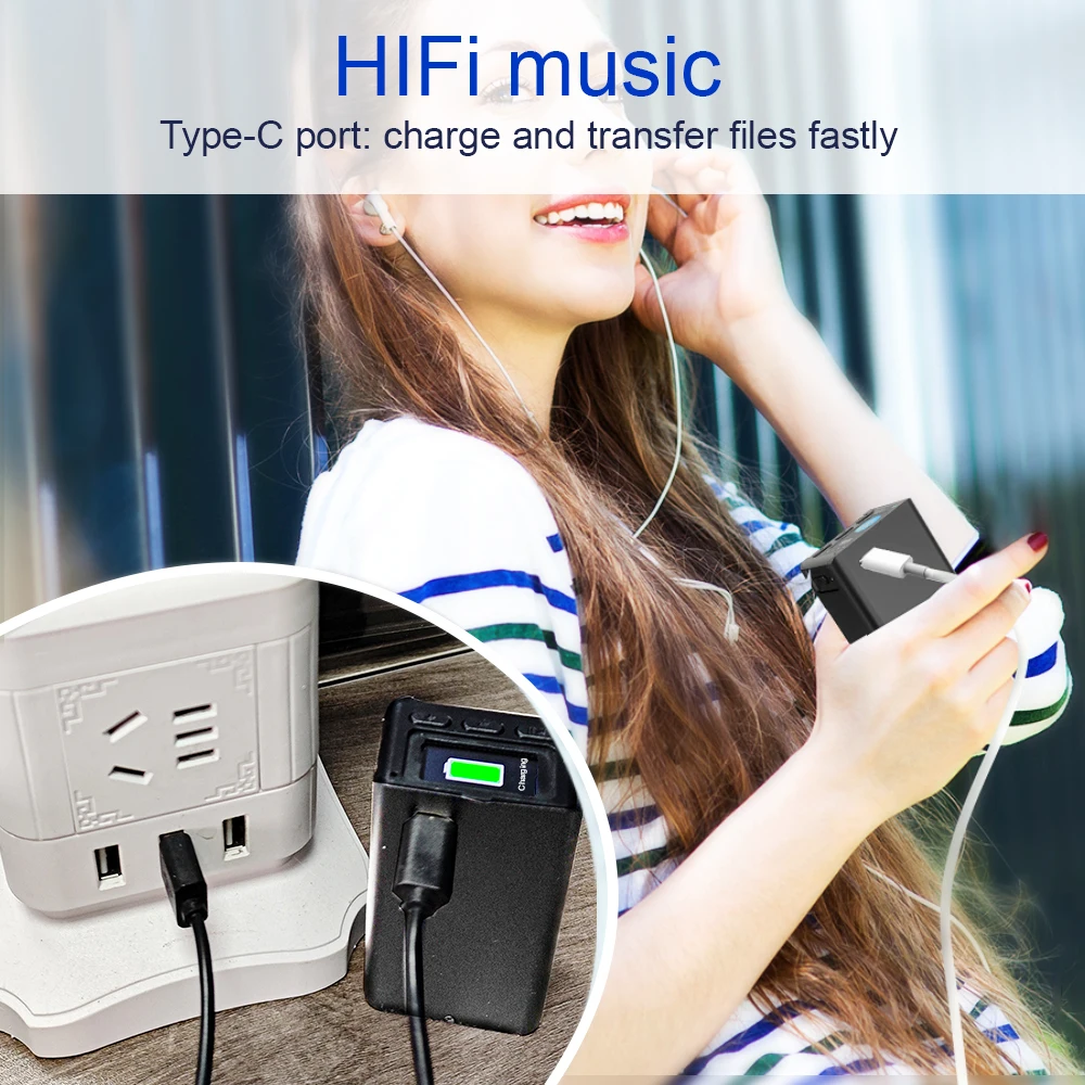 V79 Digitale voicerecorder 6000 mAh Enorme batterij 2000 uur opslag in MP3 Spraakgestuurde recorder Opname Magnetische achterclip