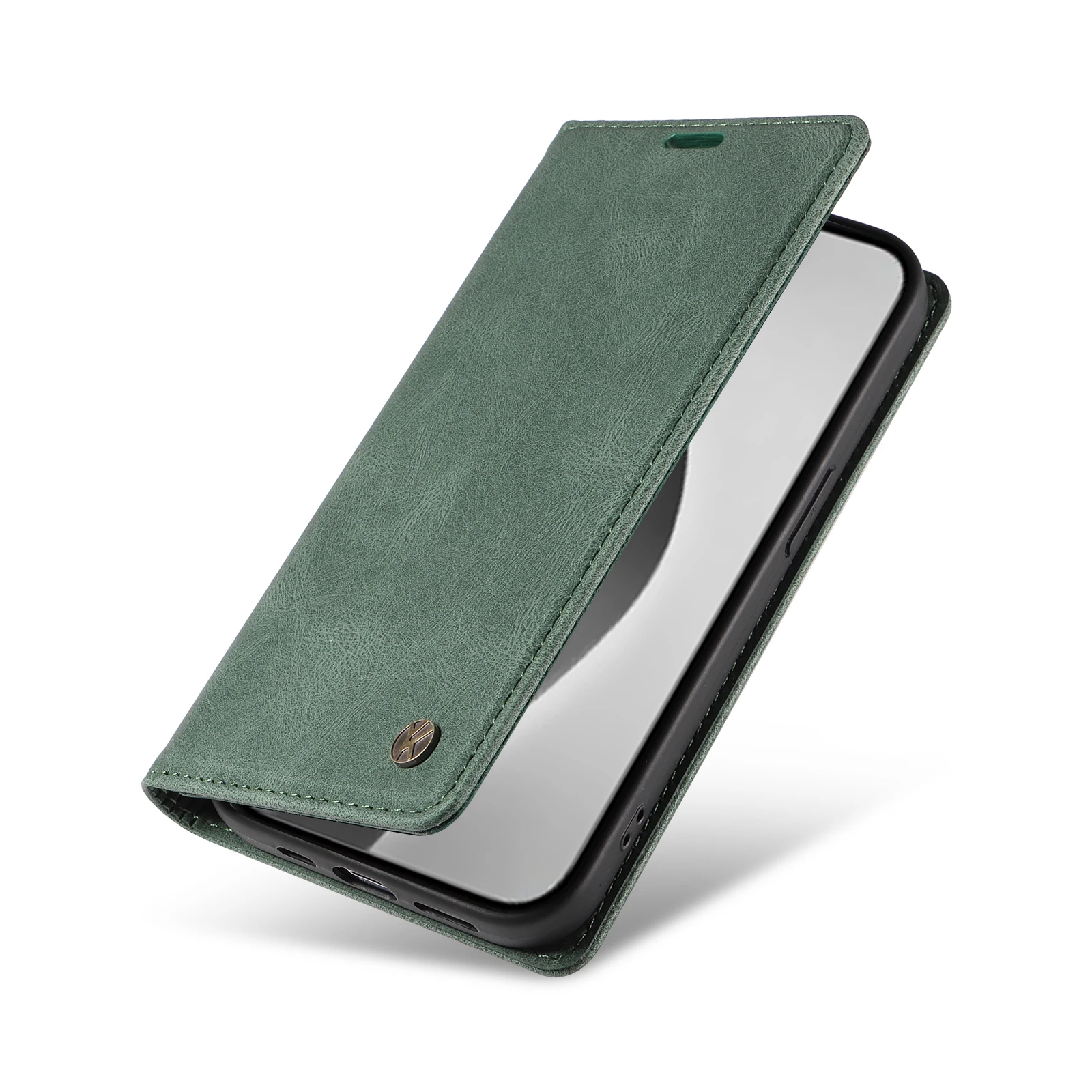 حافظة هاتف لهاتف iPhone16 E iPhone1617Air/Propromax مع حامل بطاقة حامل مغناطيسي من الجلد غطاء حماية مقاوم للصدمات