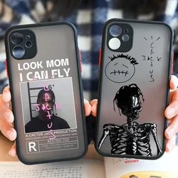 Jackboys Travis Scott Phone Case for IPhone 13 12 11 14 15 16 Pro Max MAX X XR 7 Plus Shockproof Matte Hard Cover Bumper Fundas