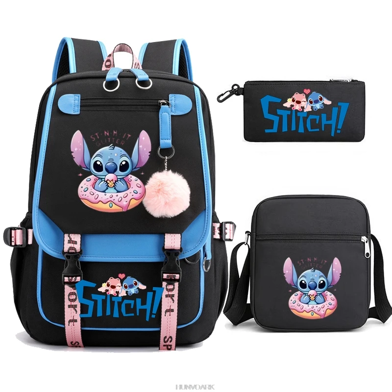 

Lilo And Stitch Backpacks Mochila Feminina Backpack Usb Charging School Bags Teens Laptop Back Pack Women Travel Bagpacks