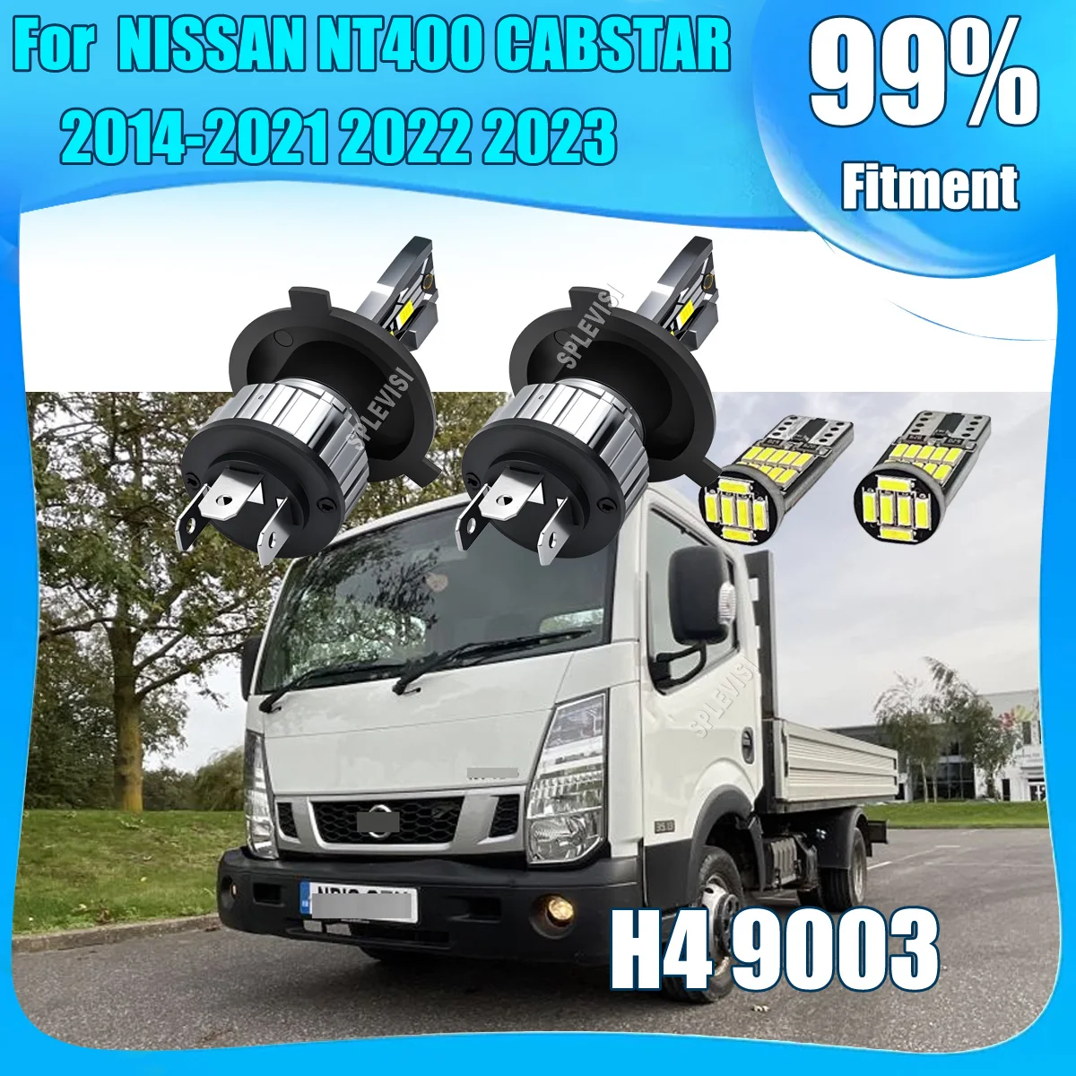 Weatherproof LED Headlights IP68 Waterproof Standard For NISSAN NT400 CABSTAR 2014 2015 2016 2017 2018 2019 2020 2021 2022 2023