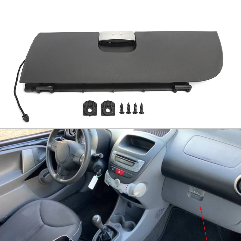 Black Glove Box Cover Car Glove Box Wear-resistant Material Quick Installation Non-deformable Structure For C1