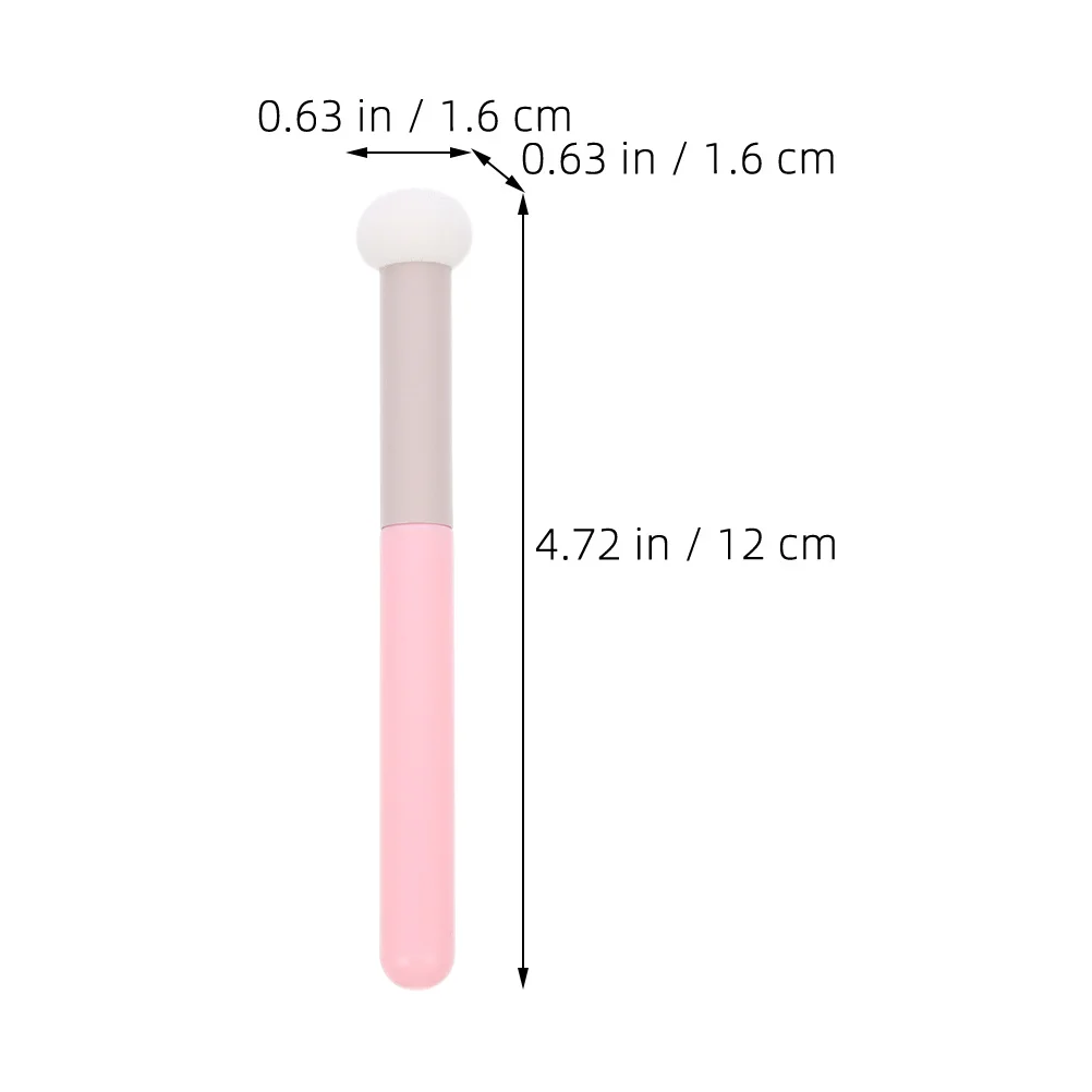 6 個のメイクアップスポンジブラシセットコンシーラースポンジブラシファンデーションブレンド用アイクリームパウダーパフハンドル付き女性美容