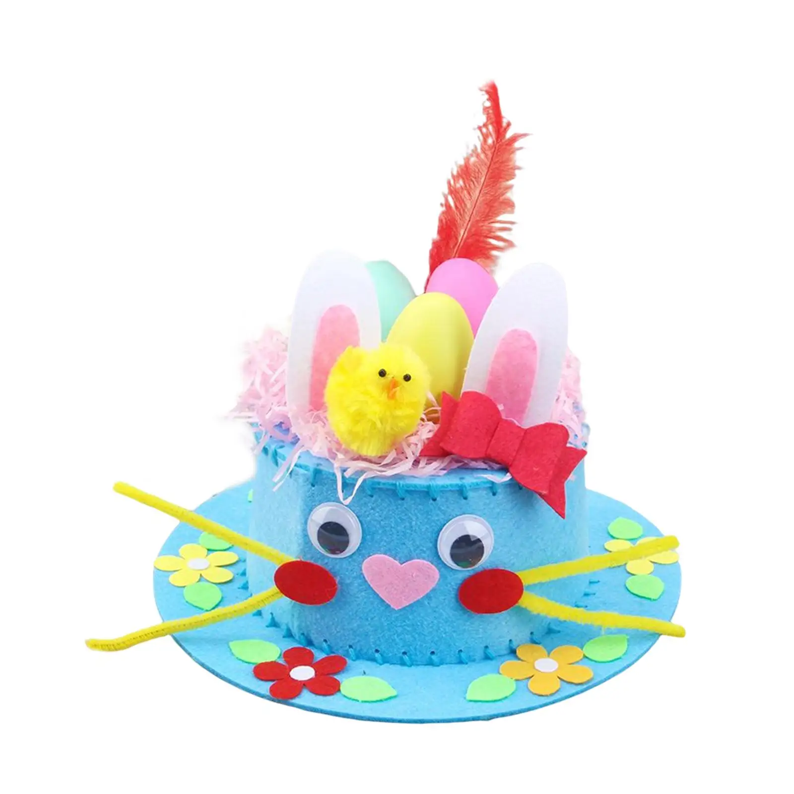 

Детский набор для самостоятельного изготовления пасхальных шляпок, тканевые поделки ручной работы, игровые принадлежности для детского сада