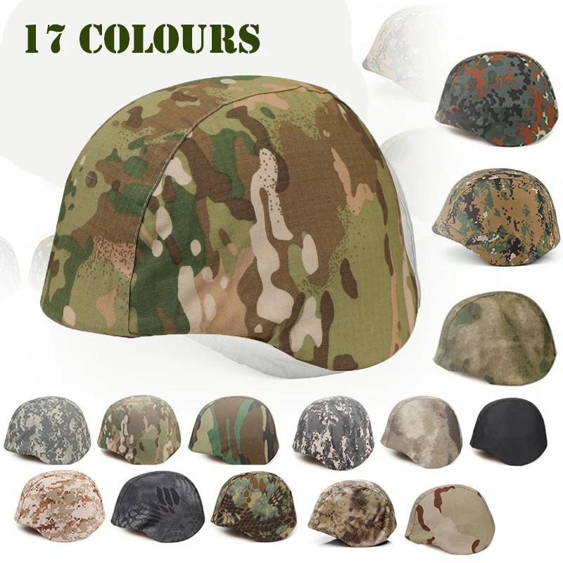 Tactical Helmet Cover CS Military Aerosol Paintball Helmet Cloth High Strength Helmet Cover Helmet Airsoft Accessories