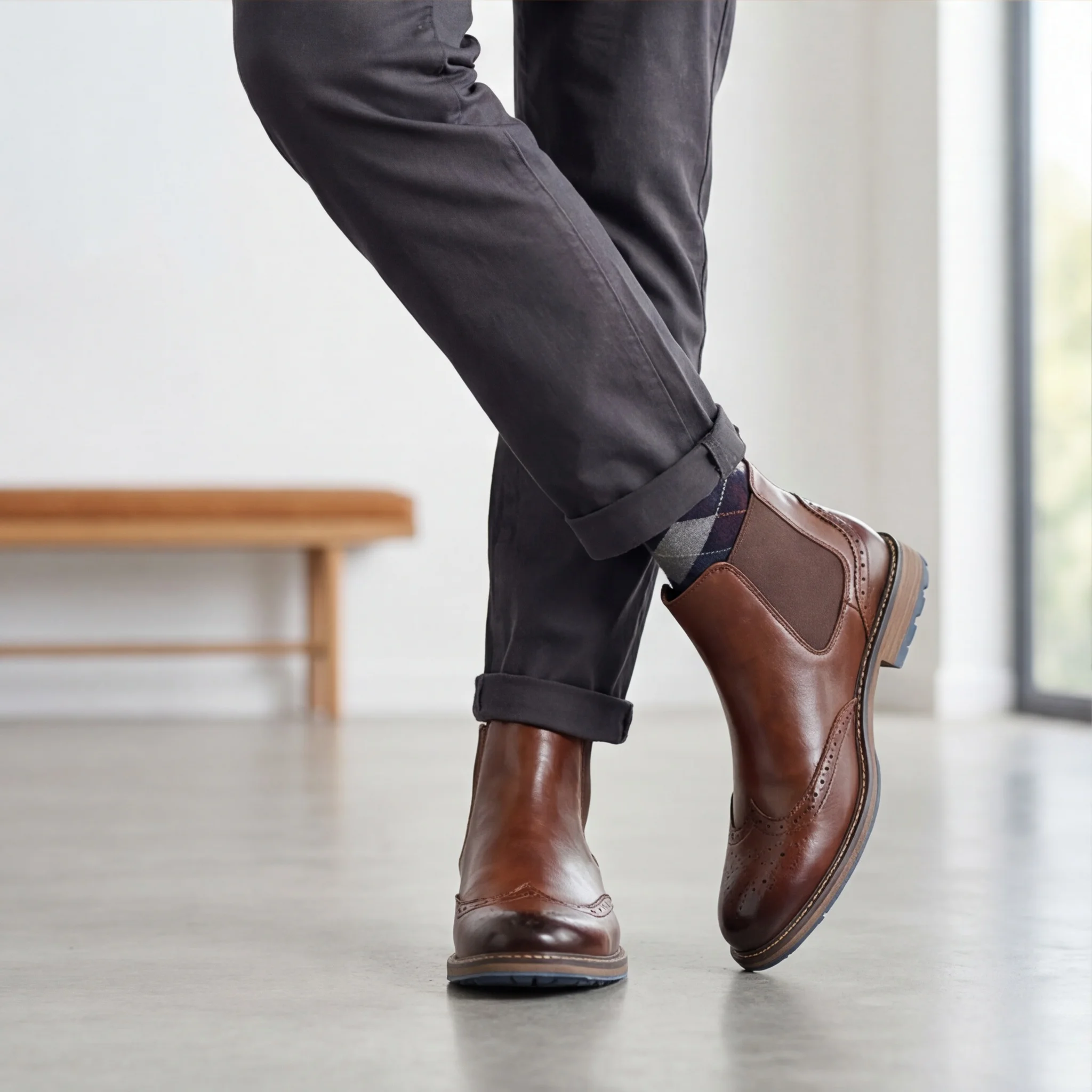 Chelsea Boots Men Comfortable - Men'S Fashion Model 评论和价格