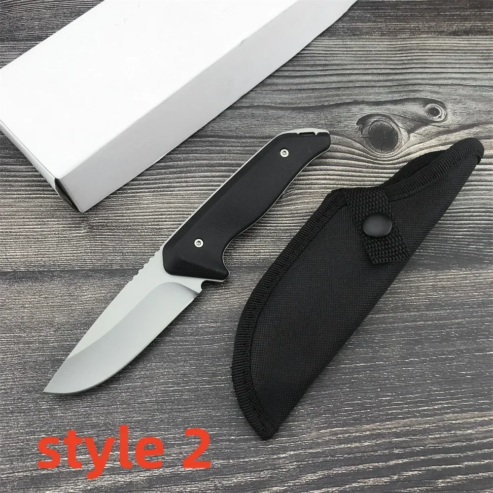 Hinderer Flashpoint Rescue Fixed Blade Knife - D2 Steel G10 Handle Tactical Outdoor Survival Camping EDC Tool with Sheath