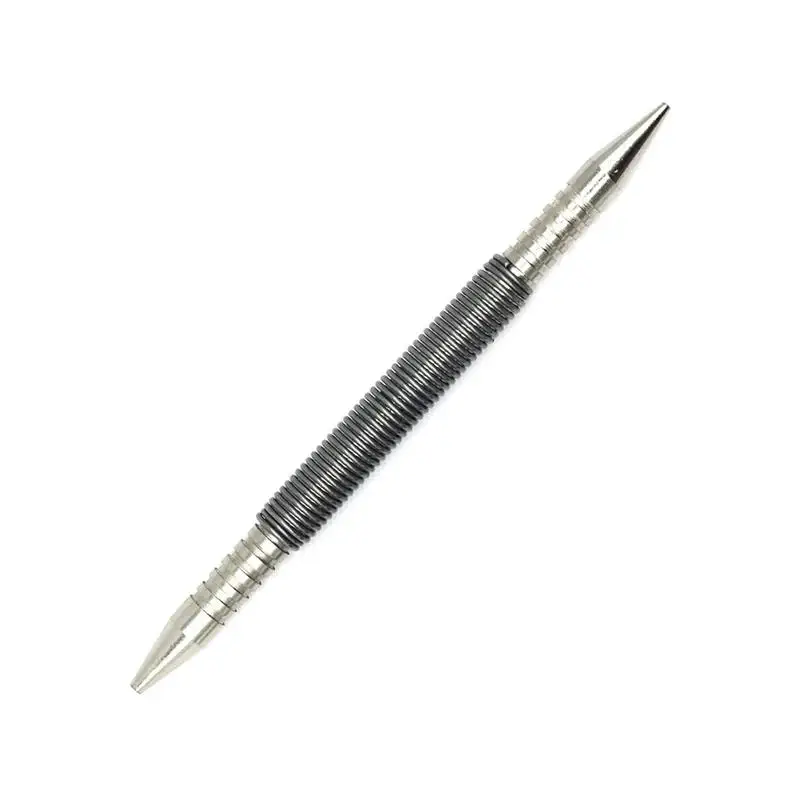 

Spring Tool Center Punch Hammerless Nail Set Metal Woodwork Drill Bit Spring Loaded Marking Door Pin Removal Tool In Stock