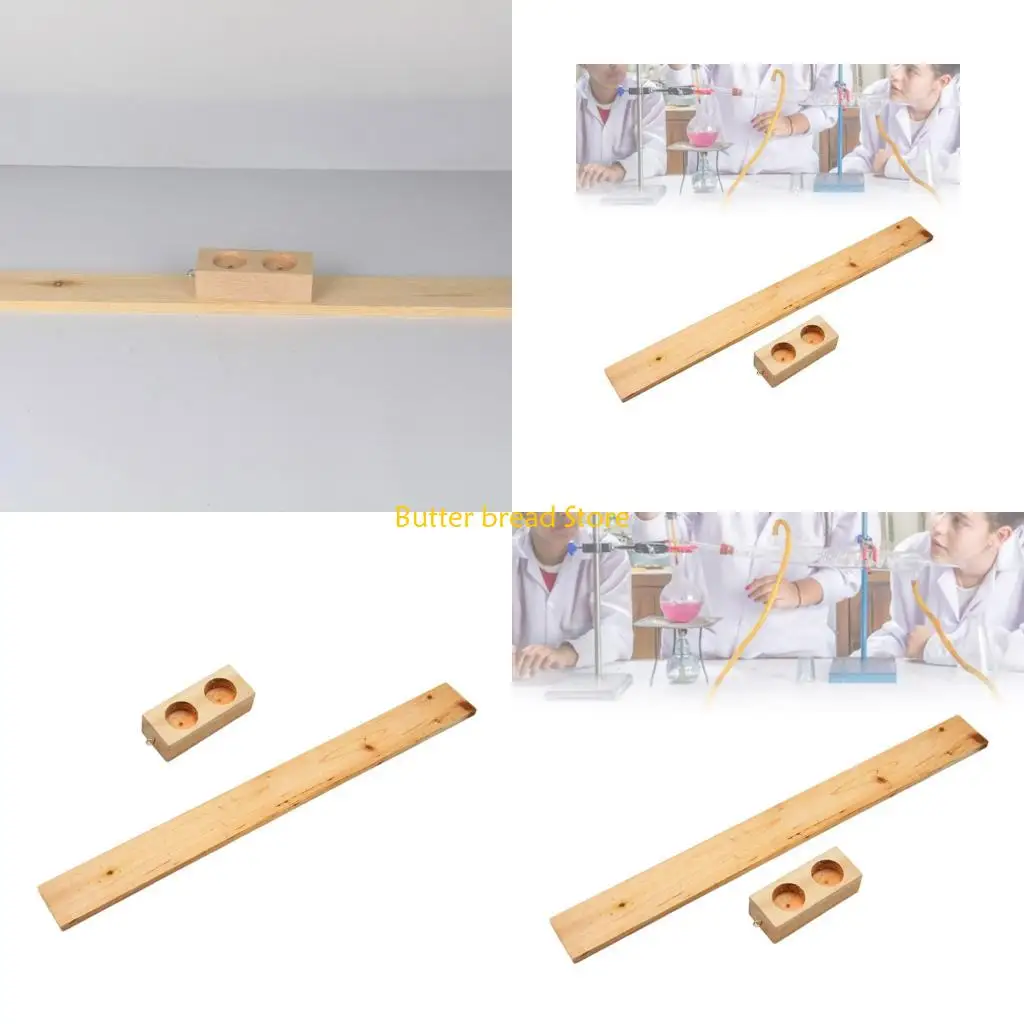 

W89C Portable Wooden Friction Board For Mechanics Experiment Physics Teaching Aid