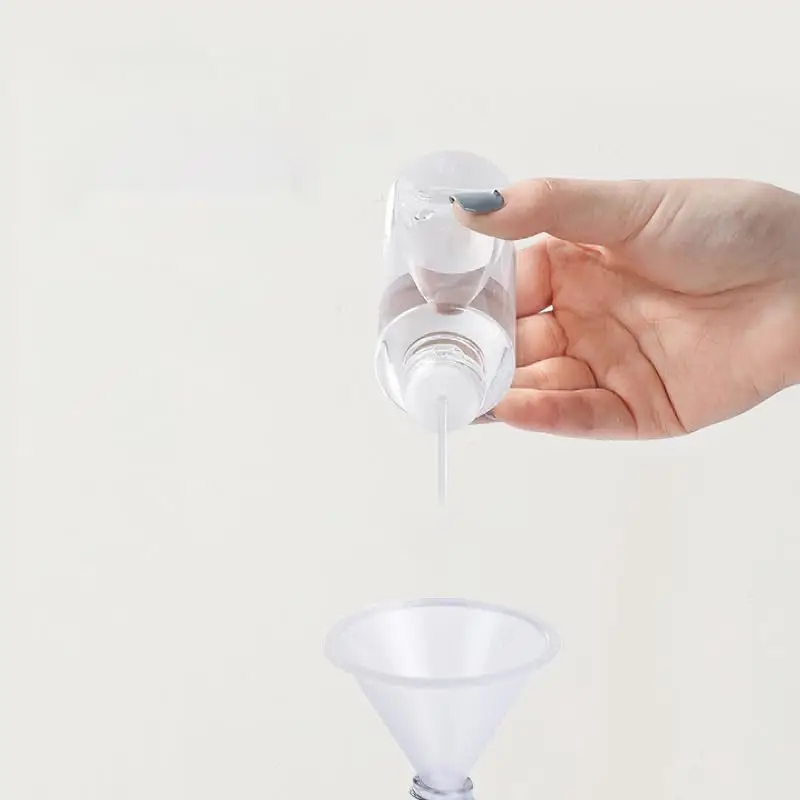 10 Pcs Mini Funnel Set, Narrow Neck Plastic Kitchen Funnel for Filling Bottles, Spices, Perfume, Essential Oils