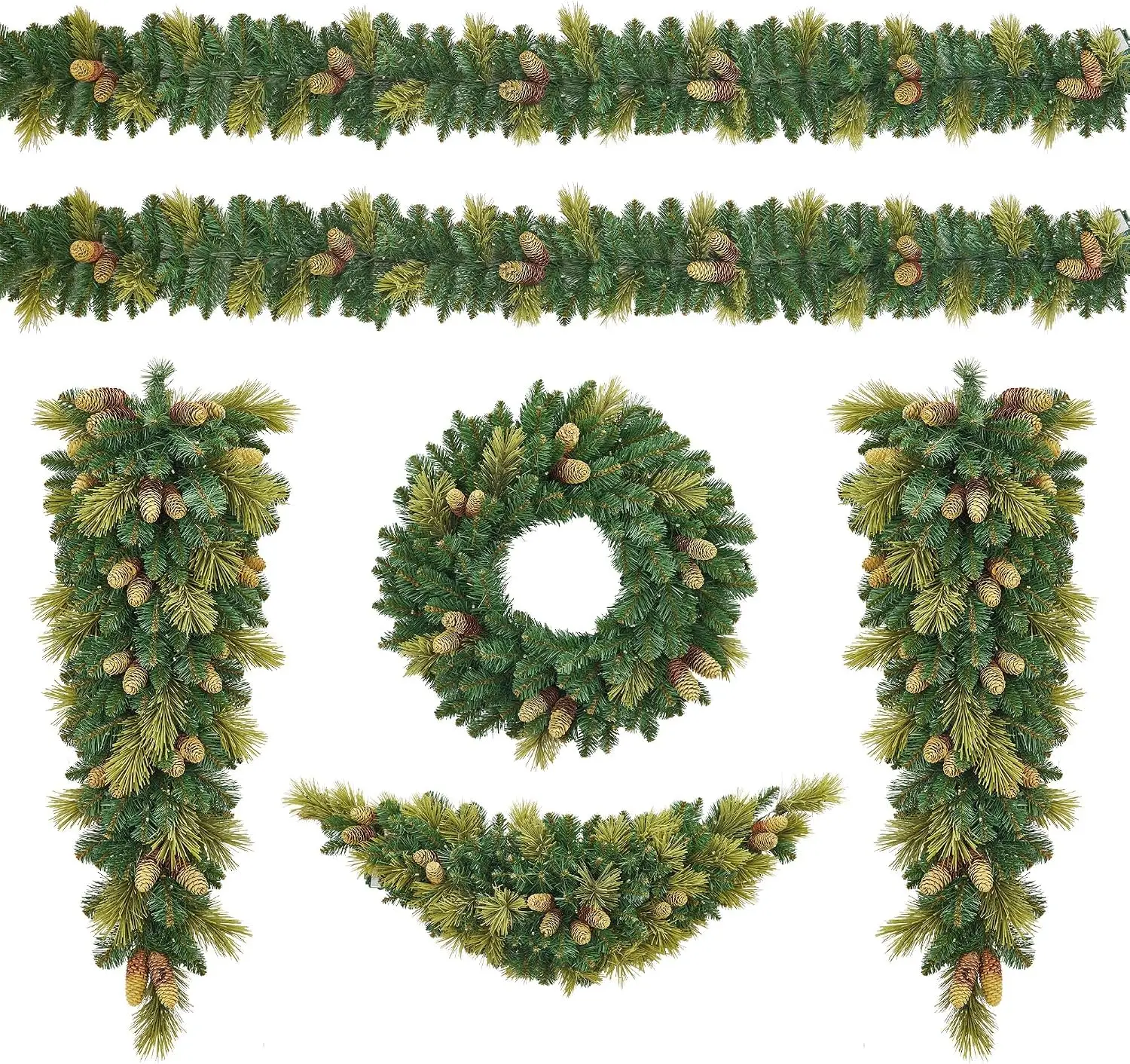 6FT LED Christmas Garland 7