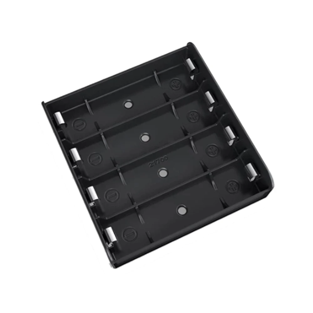 1PCS 4X 21700 Battery Holder Storage Box Case ABS Fireproof Power Bank Cases Slot Batteries Container with Shrapnel