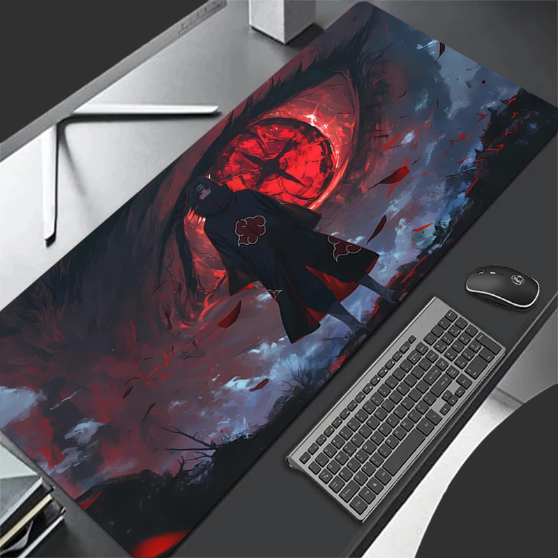 Mouse Pad Non-Slip Rubber mousepads Game player notebook computer Pad table mat PC carpet N-NARUTOS Uchiha Itachi Mousepad XXL