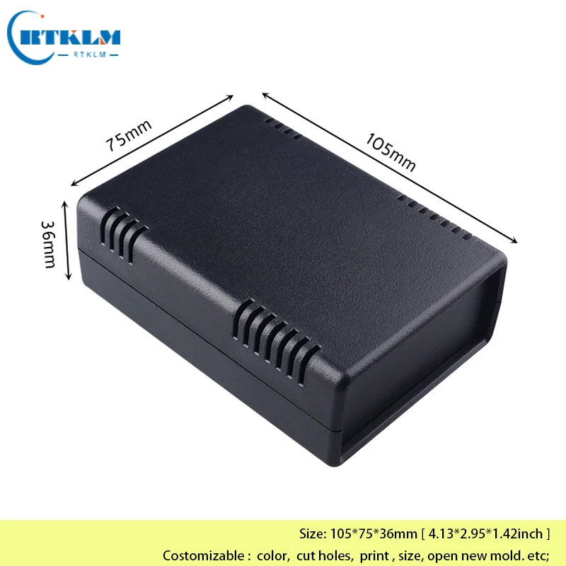 

DIY Plastic housing Desktop Enclosure Custom Electronics Distribution Junction Box ABS Plastic Enclosure 105*75*36mm