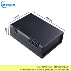 DIY Plastic housing Desktop Enclosure Custom Electronics Distribution Junction Box ABS Plastic Enclosure 105*75*36mm