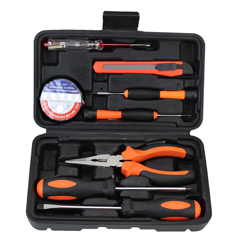 

Small 9 Piece Set Carbon Steel Series Combined Tool Set Car And Home Utility Vehicle Maintenance Quality Tool Box