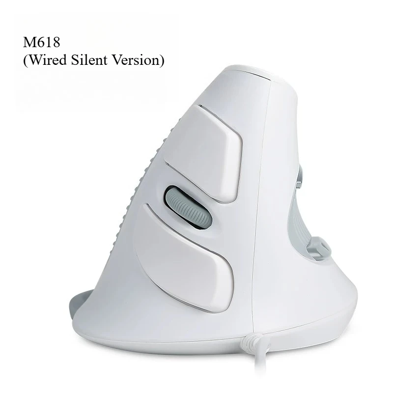 Suitable for Delux M618 ergonomic mouse, vertical wired wireless Bluetooth dual-mode silent mouse