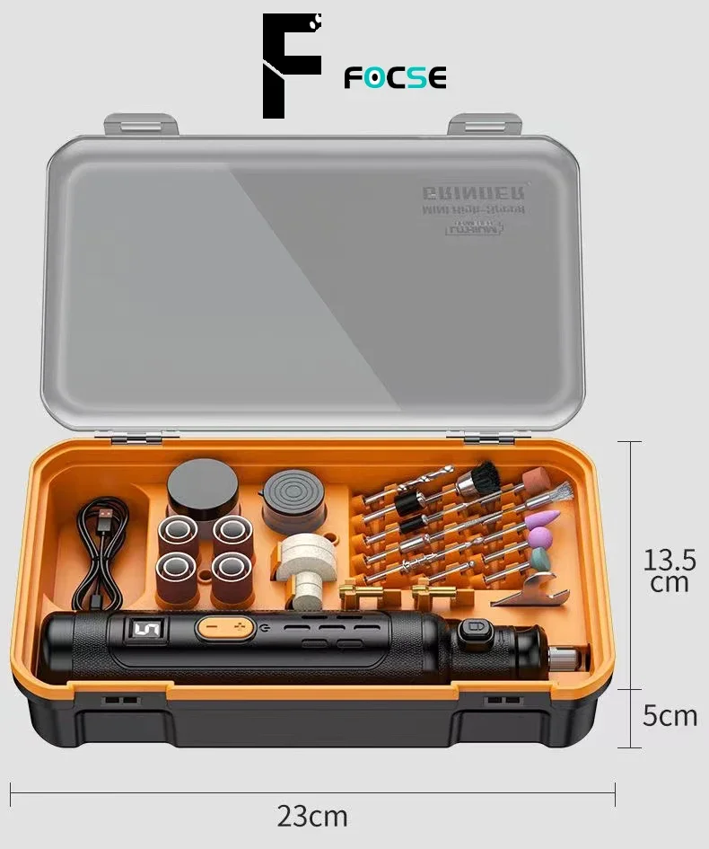 5-speed Regulation Mini Drill USB Cordless Rotary Tool Dremel Engraving Pen Mini Wireless Drill with Accessories DIY Set