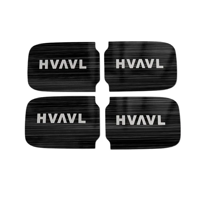 For HAVAL H9 2024-2025 Stainless Steel Silver Car Inside Door Bowl Decoration Cover Interior Car Accessories