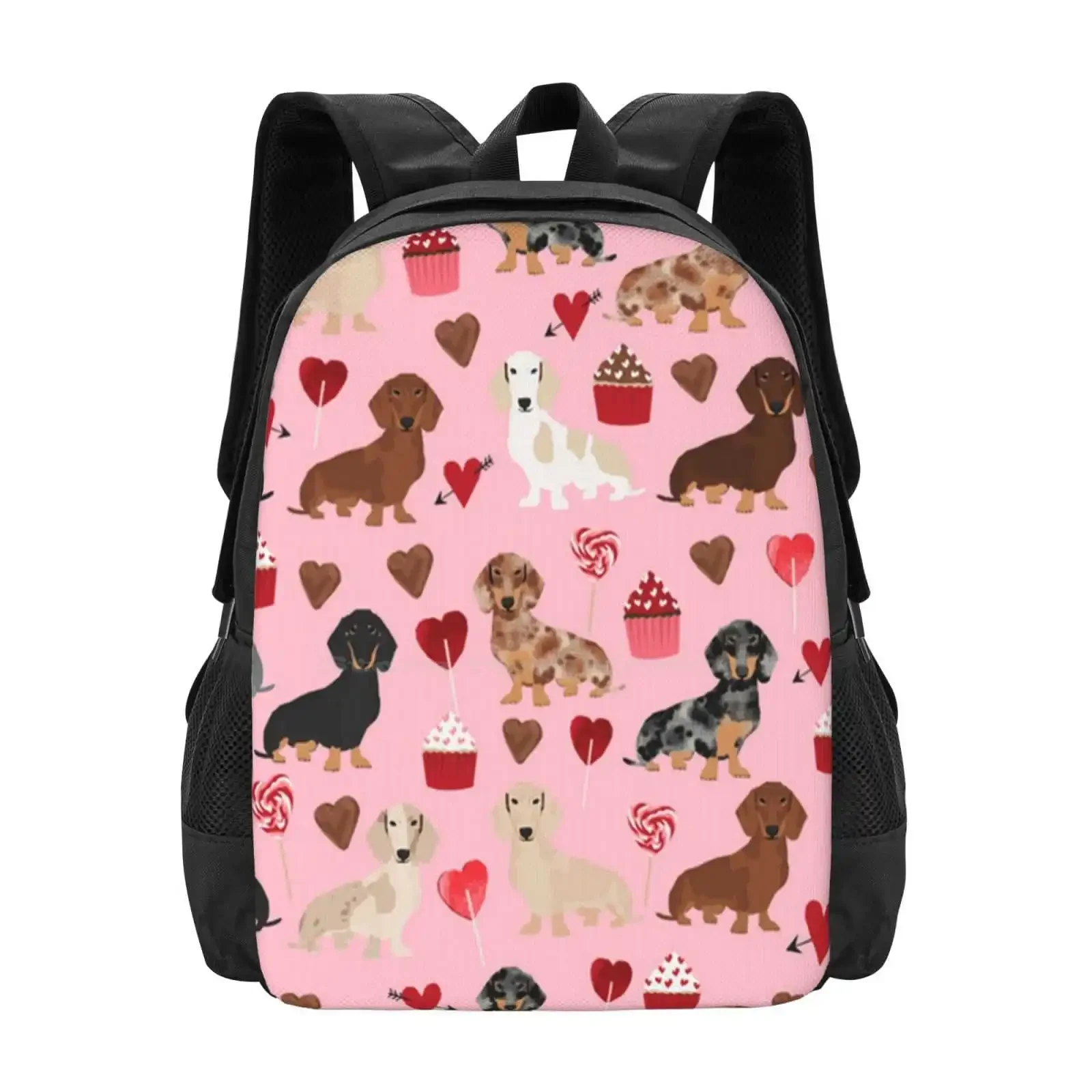 

Такса Собаки Сердца Печенье Лидер продаж Школьный рюкзак Модные сумки Собаки Домашние животные Щенок Забавные животные Таксы Weiner Dog