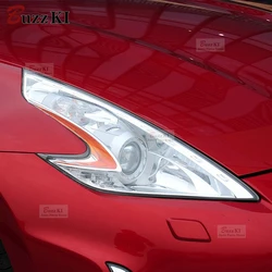 For Nissan 370Z Nismo 2009-Present Accessories Car Headlight Protective Film Headlamp Restoration Transparent Black TPU Sticker