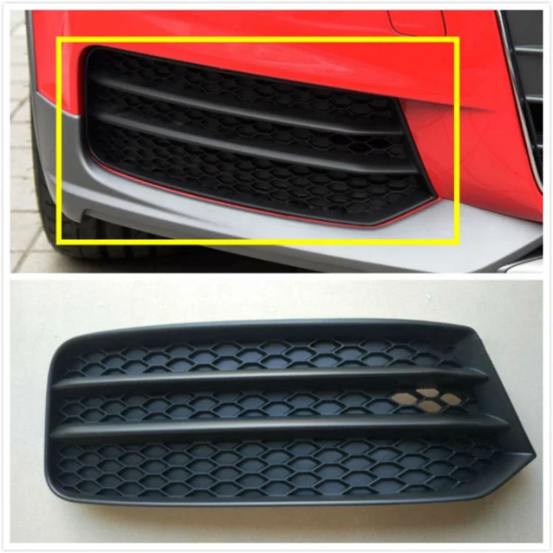 

Auto Front Bumper Fog Light Racing Grille Grill Cover For Audi A1 2016 2017 2018 2019 8XA807681B 8XA807682B