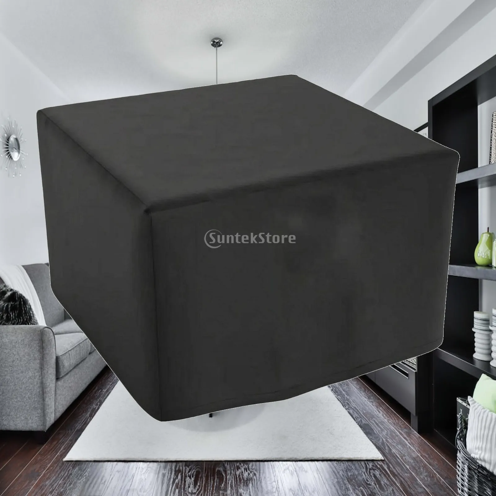 Outdoor Bbq Cover Square Weatherproof Grill Protective Cover Exterior Fire Pit Shield for Garden Terrace