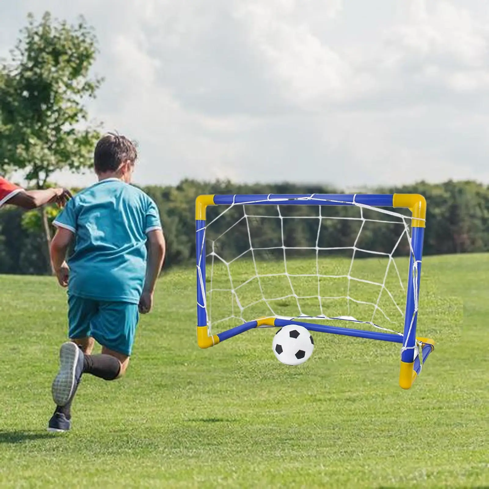 

Kids Soccer Ball Goal Indoor Outdoor Practice Soccer Net Soccer Training Target Portable Foldable Football Goal Kids Outdoor
