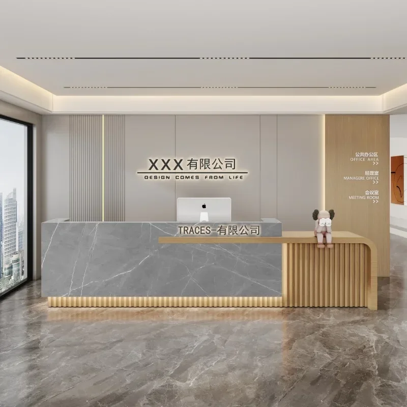 

Podium Counter Modern Reception Desk Lectern Restaurant Beauty Salon Reception Desk Luxury Front Desk Recepcion Bar Furniture