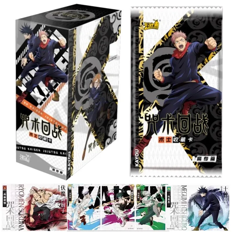 2023 KAYOU New Jujutsu Kaisen Card  Advanced Chapter Gojo Satoru Fushiguro Megumi Itadori Yuji Warlock Collection Card Toy Gift