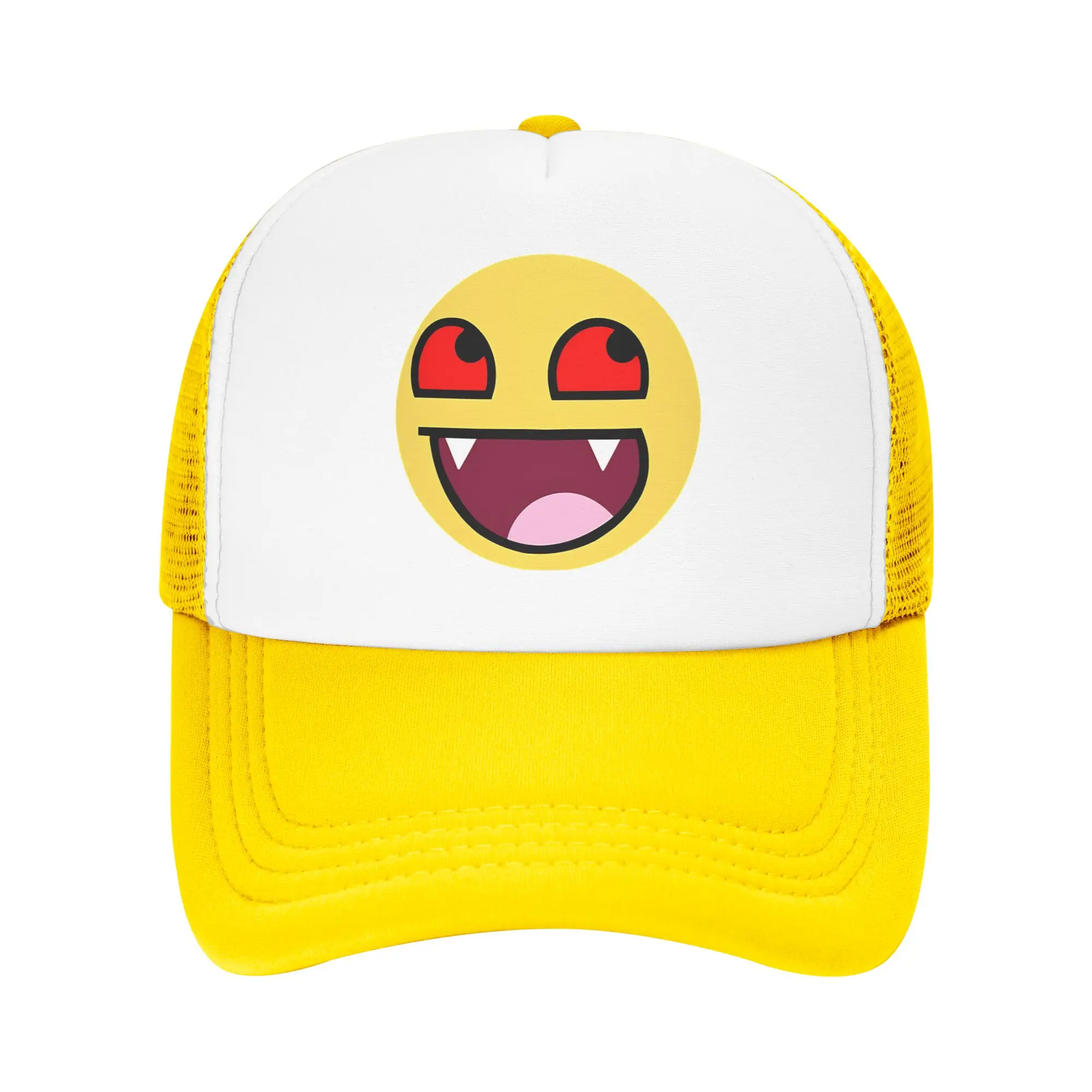  Beach Epic Face Vampire Merch Foam Mesh Trucker Hat Summer Outdoor  Mesh-back Snapback Cap Sturdy Adjustbale