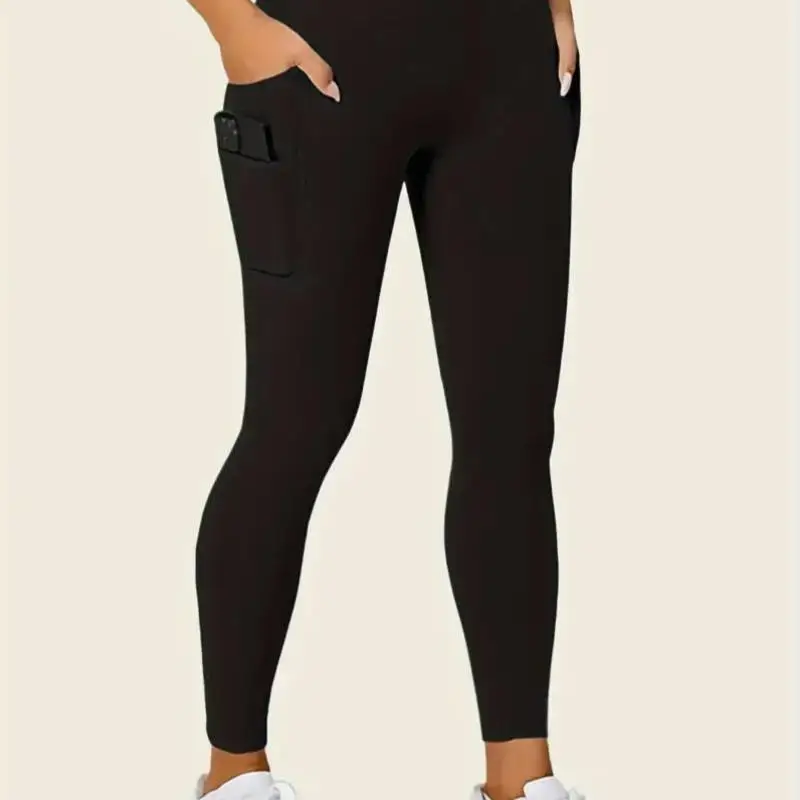 High Waist Women's Tight Pants with kets Soft Abdomen Control New 2025 Cross-Border Sle Spring KTV Evening Gown