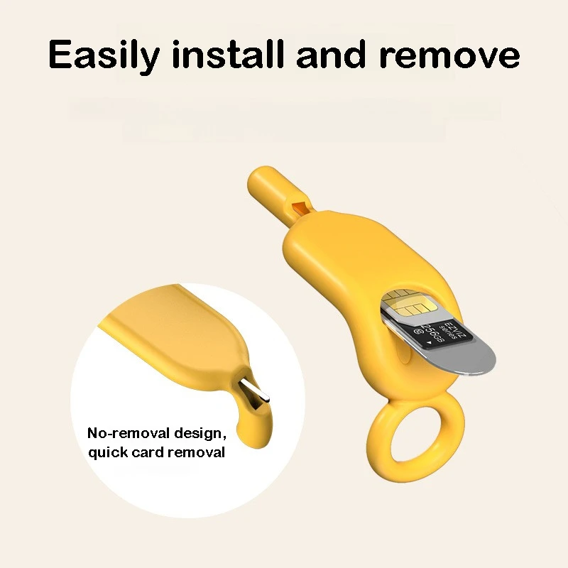 2IN1SIM بطاقة إزالة إبرة دبوس مع حامل حامي مكافحة خسر الهاتف بطاقات SIM حقيبة للتخزين صينية القاذف إبرة فتاحة