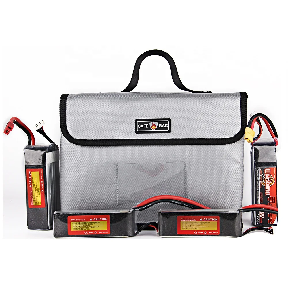 5PCS Multifunctional 260x180x130mm Nylon Safety Bag Explosion-Proof Waterproof For RC Lipo Battery Charger For Battery Storage
